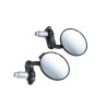 mirror set DMP handlebar mount round alu motor/scooter black gts all models, sprint, zip 4t
