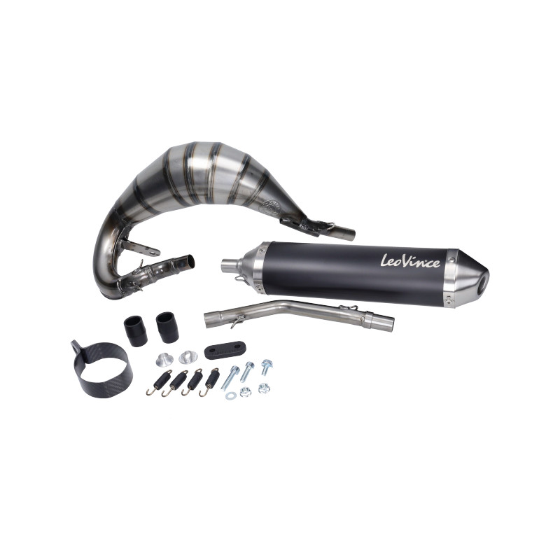 exhaust Leovince x-fight black rieju mrt 3281b