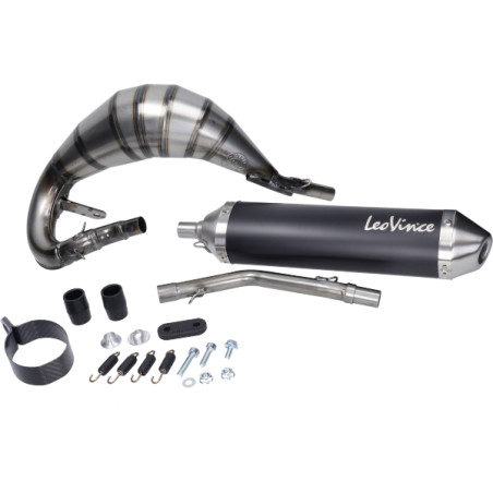 exhaust Leovince x-fight black rieju mrt 3281b