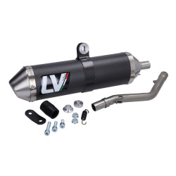 exhaust Leovince euro-5 x-fight carbon fiber carbon rieju mrt, rieju mrt pro 17003