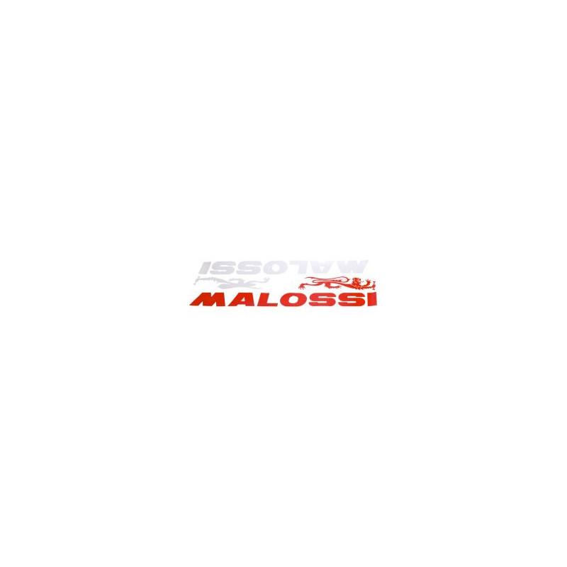sticker set Malossi big 60x13.5 cm white/red 9916852x