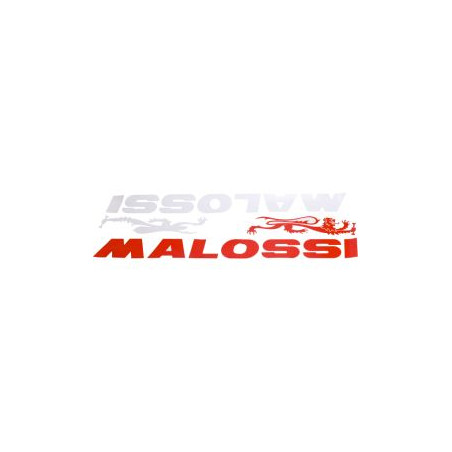 sticker set Malossi big 60x13.5 cm white/red 9916852x