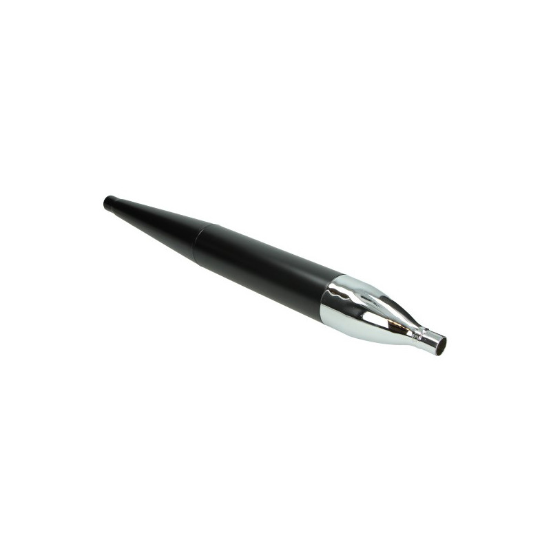 uitlaat jamarcol model sigaar (made in EU) o.a. 28mm zwart/chroom kreidler, puch, universeel, zundapp