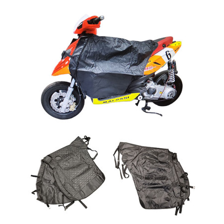beenkleed JL Moto universeel zwart scooter lc03