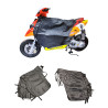 beenkleed JL Moto universeel zwart scooter lc03