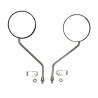 mirror set DMP + clamp round m8 chrome/black universal