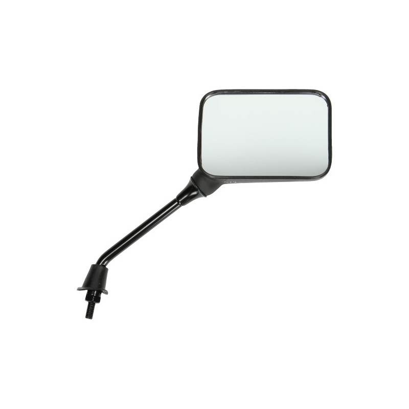 mirror rectangular right m8 black scooter op op