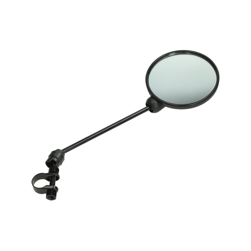 spiegel DMP + klem zwart fatbike, bromfiets