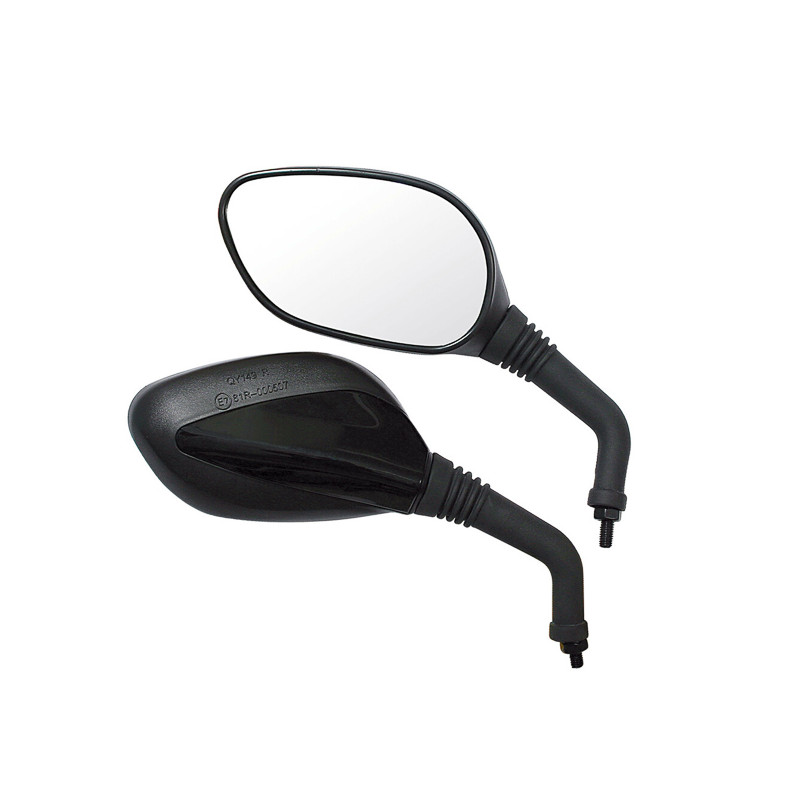 mirror set Lampa universal e-approval horizon m8x1.25 black motorcycle 90128