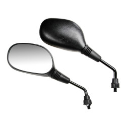 mirror set Lampa universal e-approval TRAX m10x1.25 black motorcycle 90432