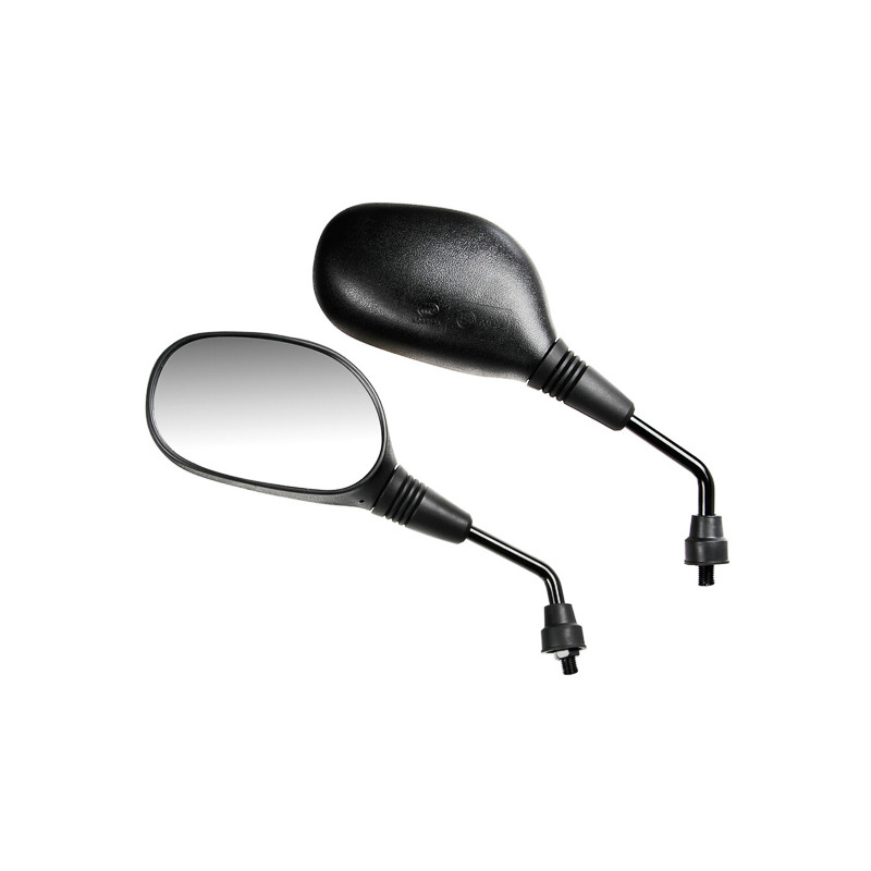 mirror set Lampa universal e-approval TRAX m10x1.25 black motorcycle 90432