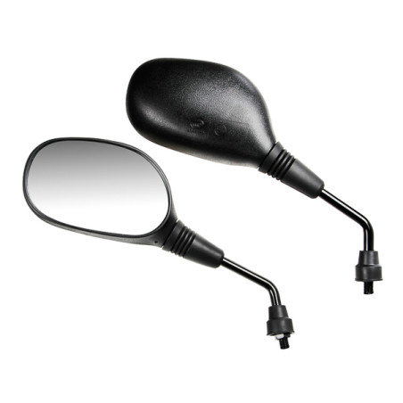 spiegelset lampa universeel e-keur TRAX m10x1.25 zwart motorfiets 90432