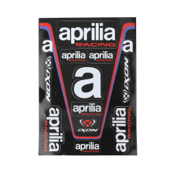 sticker set Aprilia original universal univ 21x30cm 8l0171mnnmlc