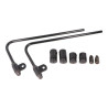 windscherm Regia bevestigingset (voor 124195/124196) zwart La Souris E-ID S6, Segway E110