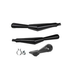 exhaust Jamarcol oldtimer (made in EU) megafoon uni. 28mm black