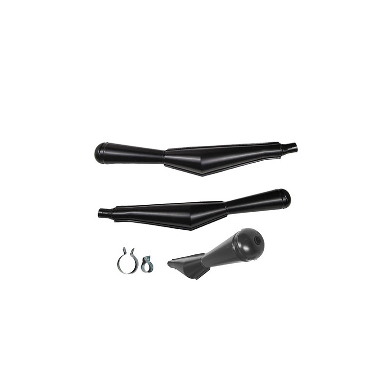 uitlaat jamarcol oldtimer (made in EU) megafoon uni. 28mm zwart