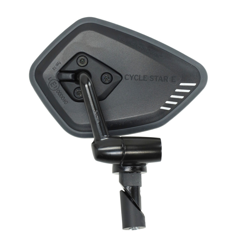 mirror Bumm handlebar mount plastic collapsible left black bike, e-bike, fatbike, Skinny-bike, moped 913-712vlge