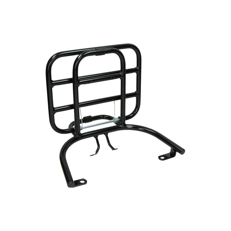 rear carrier Regia foldable (made in EU) (EU) black gloss BTC Riva, china lx/napoli, gts toscana, turbho RL-50, vx50