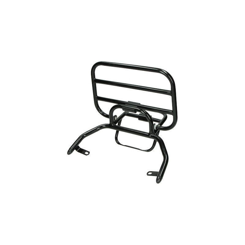 rear carrier DMP foldable black gloss china lx/napoli, gts toscana, vespelini, vx50