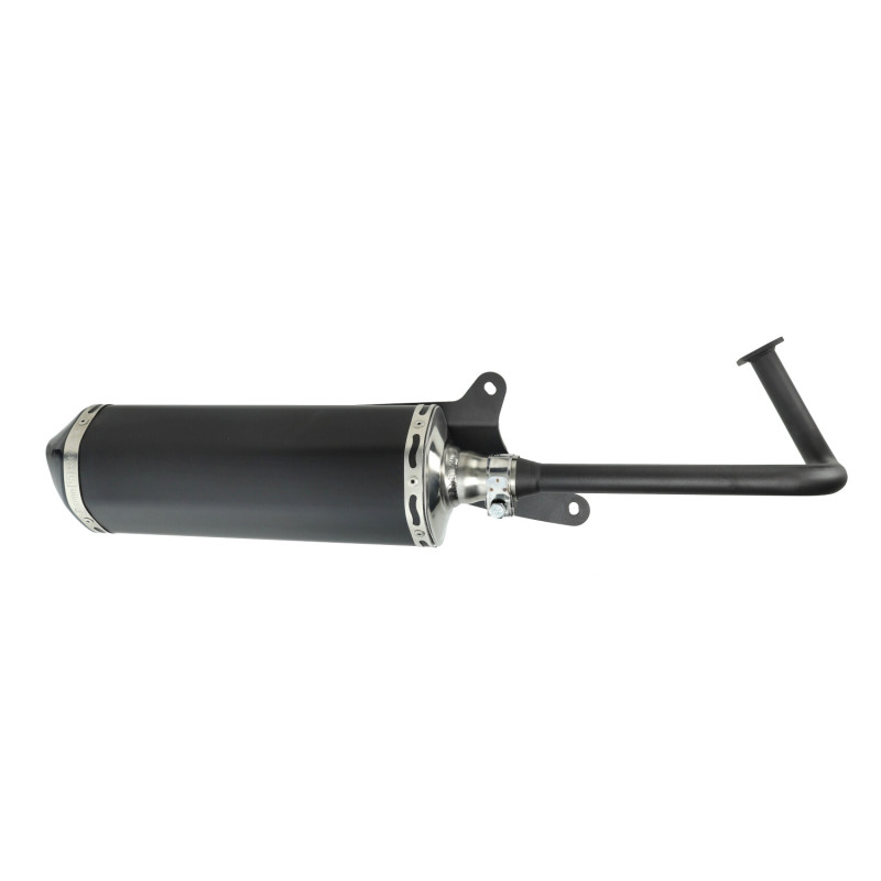 exhaust Jamarcol oval (model akrapovic) black/black BTC Felice, BTC Riva, china lx/napoli, gts toscana, sco gy6, vx50