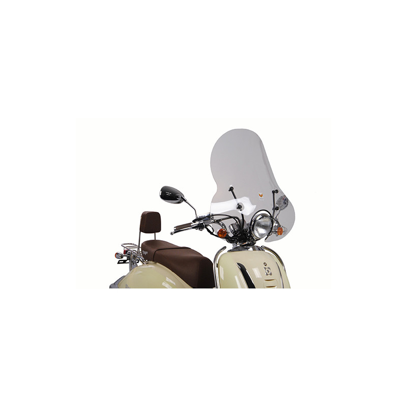 windscherm isotta met bevestigingsset hoog agm/btc helder agm Retro, grande retro op op