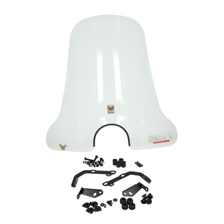 windshield Isotta with mounting set high bright clear agm VX50, BTC Riva, china lx/napoli, gts toscana