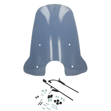 windscherm DMP compleet RST ronde koplamp hoog smoke Momo Morino, BTC Riva, china lx/napoli, gts toscana, vx50