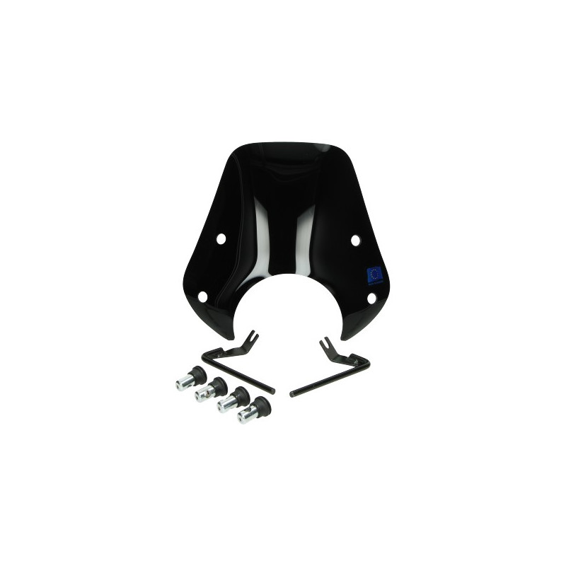 windshield Regia headlight spoiler low black agm Goccia GEV1000