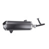 uitlaat jamarcol euro-4/5 (made in EU) model Akropovic dubbele schokbreker zwart agm VX50, BTC Felice, china lx/napoli, gts tosc