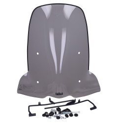 windscherm Peugeot origineel met bevestigingsset hoog 70cm smoke kisbee pg530-kis-sml