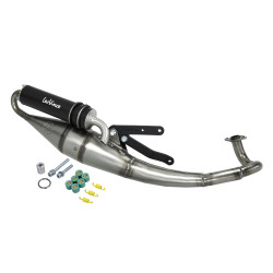 exhaust Leovince 2st handmade hand made tt black edition black jet force, kisbee 2t, ludix, speedfight 3, speedfight 4 4059b