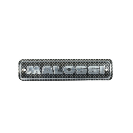 plate Malossi exhaust aluminium 35x150mm 3314136b