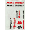 sticker set Malossi black/red 12-parts 3318303