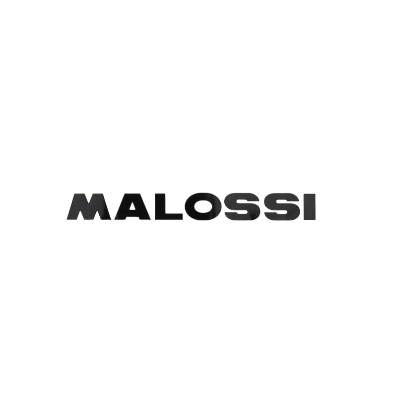sticker Malossi word [malossi] 14cm black 339776