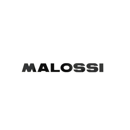 sticker malossi woord [malossi] 14cm zwart 339776