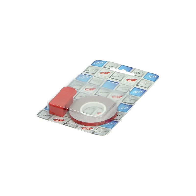 universal sticker CIF wheel border reflecting + mounting adapter 5mm red