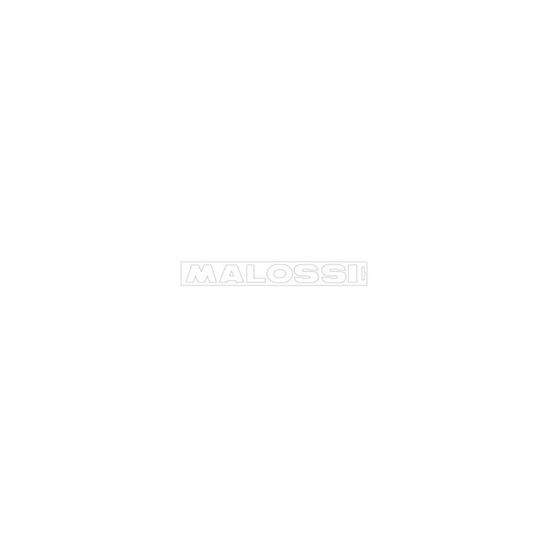 universal sticker Malossi word [malossi] white 337505.w0 op op