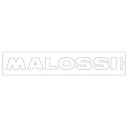 sticker universeel malossi woord [malossi] 14cm wit 339778 op op