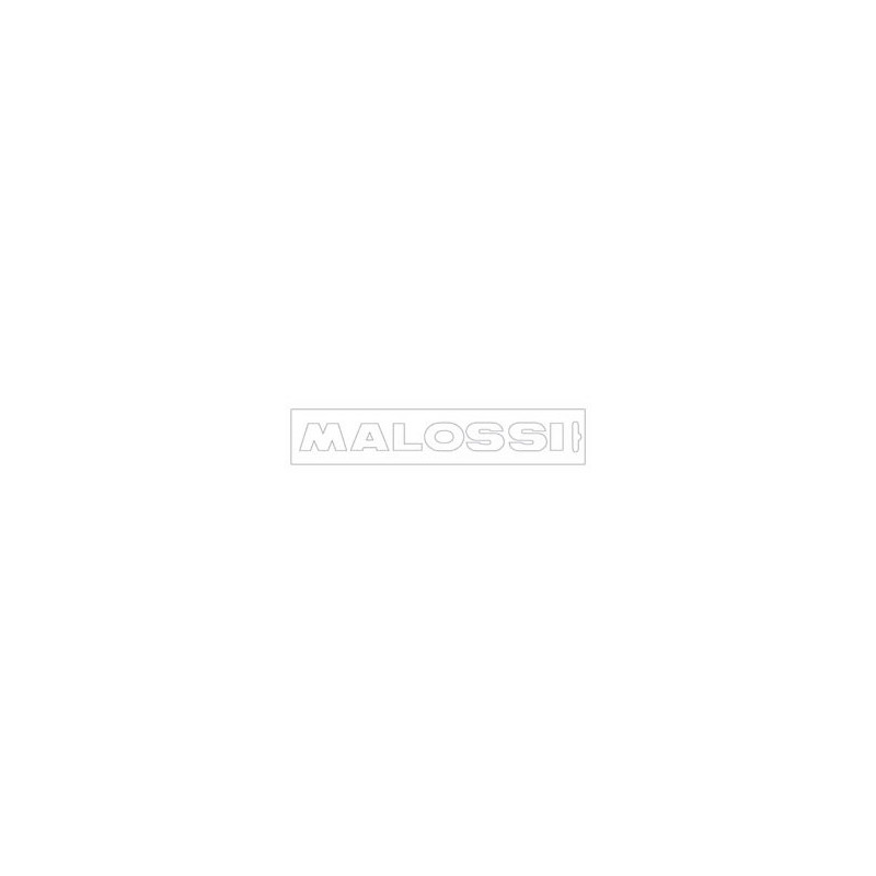 universal sticker Malossi word [malossi] 14cm white 339778 op op