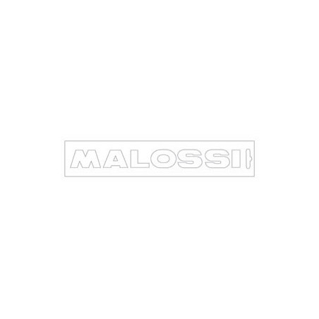universal sticker Malossi word [malossi] 14cm white 339778 op op