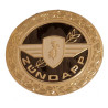emblem fuel tank round 65 mm in diameter black/gold zundapp z440-20.100f