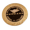 embleem benzinetank rond zwart/goud zundapp monza z517-12.127