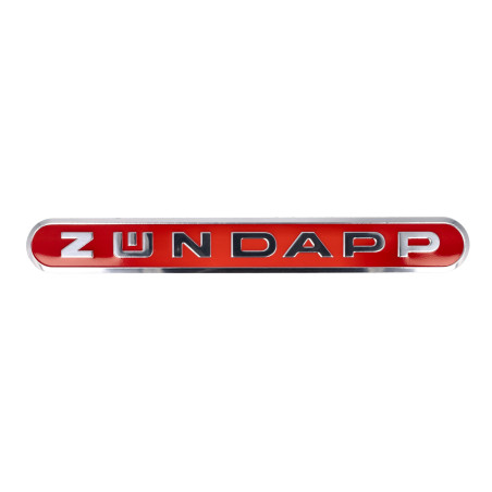 emblem DMP word [zundapp] fuel tank oblong alu/red