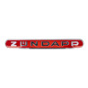emblem DMP word [zundapp] fuel tank oblong alu/red