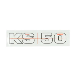 sticker Zundapp wit/zwart Zundapp KS50