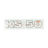 sticker zundapp white/black Zundapp KS50