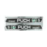 sticker set frame maxi s black/chrome puch maxi