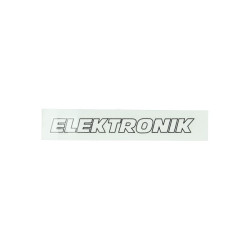 sticker (elektronik) white/black kreidler