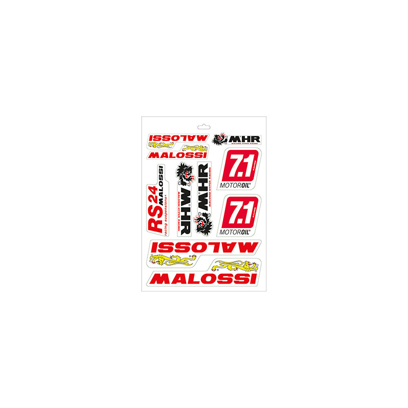 sticker set Malossi mhr rst 10-parts universal 339780.16