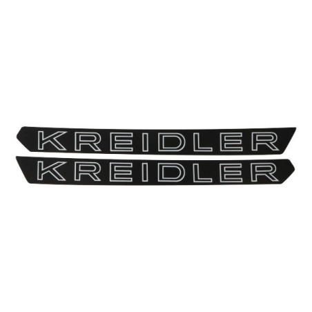 sticker set fuel tank 1973-1975 black/white kreidler